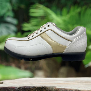 Callaway Golf V CG Sport Shoes Women's Sz 8 White Gold 1,0,3,0:L.7.7